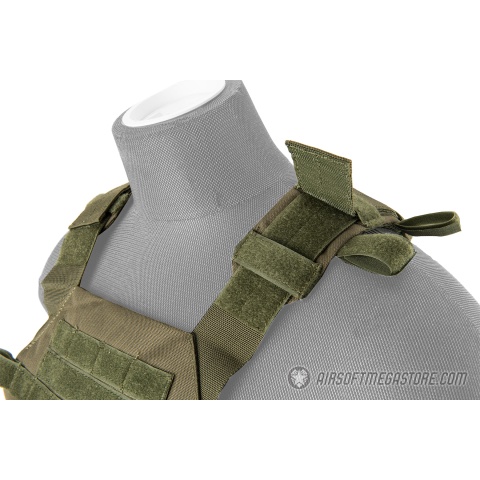 Lancer Tactical Assault Recon Plate Carrier - OD GREEN