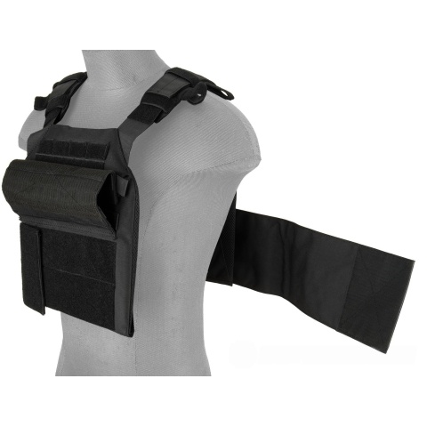 Lancer Tactical Assault Recon Tactical Vest - BLACK