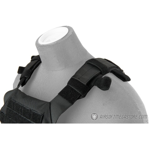 Lancer Tactical Assault Recon Tactical Vest - BLACK