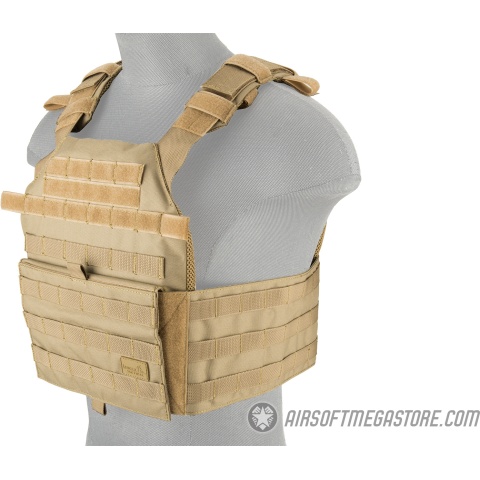 Lancer Tactical Assault Recon Plate Carrier - TAN