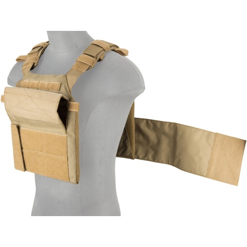 Lancer Tactical Assault Recon Plate Carrier - TAN