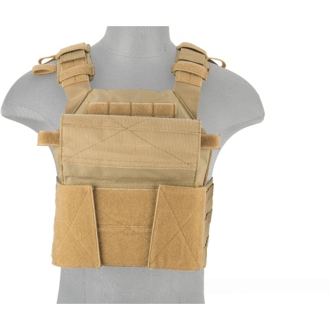 Lancer Tactical Assault Recon Plate Carrier - TAN