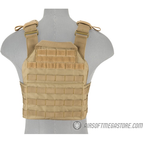 Lancer Tactical Assault Recon Plate Carrier - TAN