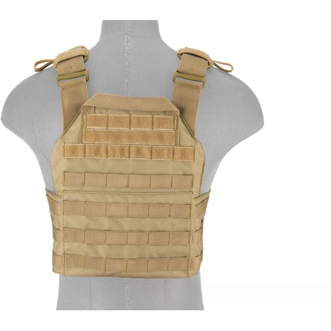Lancer Tactical Assault Recon Plate Carrier - TAN