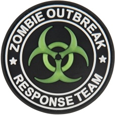 G-Force Glow-in-the-Dark Zombie Oubreak Response Team PVC Morale Patch