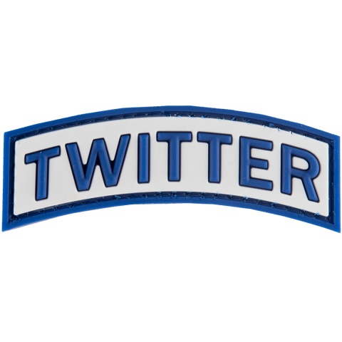 G-Force Twitter PVC Morale Patch - BLUE