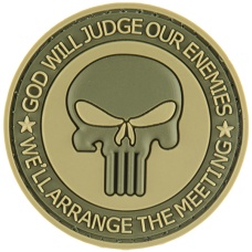 G-Force Punisher Enemies PVC Morale Patch - OD GREEN