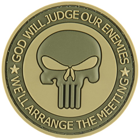 G-Force Punisher Enemies PVC Morale Patch - OD GREEN