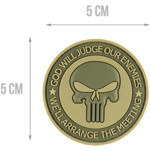 G-Force Punisher Enemies PVC Morale Patch - OD GREEN