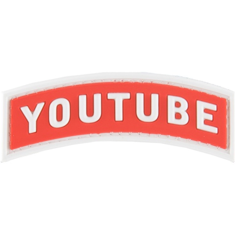 G-Force Youtube PVC Morale Patch - RED