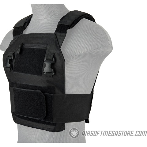 Lancer Tactical Speedster Adaptive Tactical Vest - BLACK