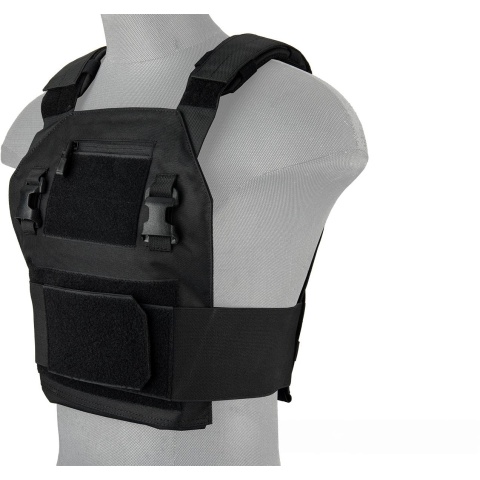 Lancer Tactical Speedster Adaptive Tactical Vest - BLACK