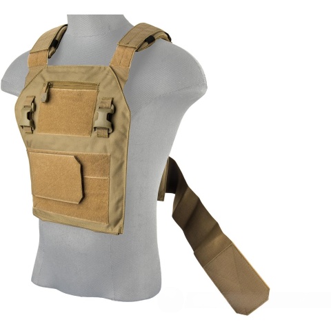 Lancer Tactical Speedster Adaptive Tactical Vest - TAN