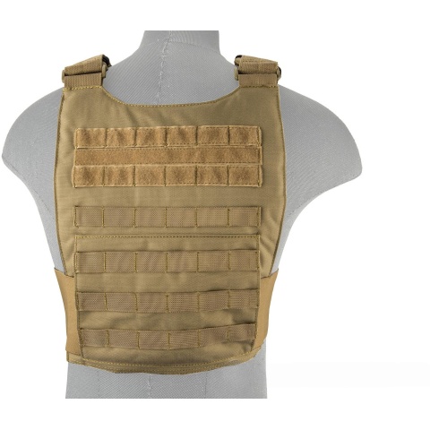 Lancer Tactical Speedster Adaptive Tactical Vest - TAN