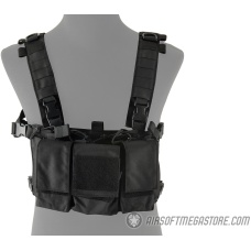 Lancer Tactical Adaptive Multi-Purpose Slim Chest Rig - BLACK