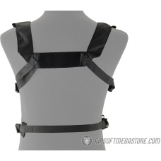 Lancer Tactical Adaptive Multi-Purpose Slim Chest Rig - BLACK