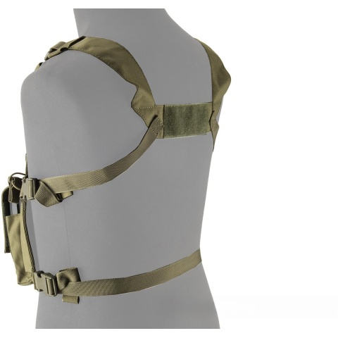 Lancer Tactical Adaptive Multi-Purpose Slim Chest Rig - OD GREEN