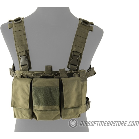 Lancer Tactical Adaptive Multi-Purpose Slim Chest Rig - OD GREEN