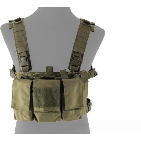 Lancer Tactical Adaptive Multi-Purpose Slim Chest Rig - OD GREEN