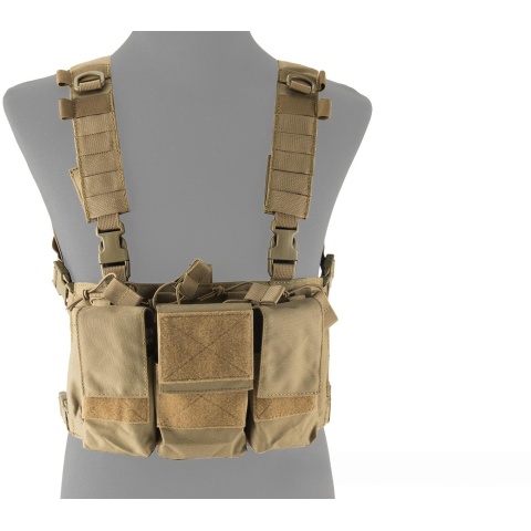 Lancer Tactical Adaptive Multi-Purpose Slim Chest Rig - TAN