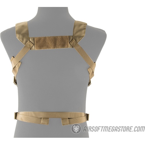 Lancer Tactical Adaptive Multi-Purpose Slim Chest Rig - TAN