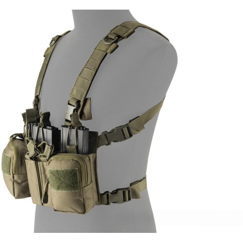 Lancer Tactical Adaptive Sniper Chest Rig - OD GREEN