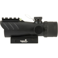 Lancer Tactical Enclosed Red Dot Sight w/ Top Optic Rail - BLACK