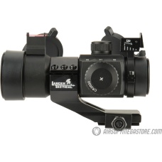 Lancer Tactical Outdoor Fiber Sight and Red Dot Hunting Scope - BLACK