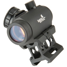 Lancer Tactical 1 x 30 Mini Red/Green Dot Sight w/ Picatinny Riser - BLACK