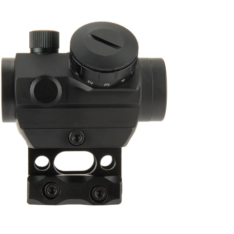 Lancer Tactical 1 x 30 Mini Red/Green Dot Sight w/ Picatinny Riser - BLACK