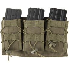 Lancer Tactical 1000D Nylon MOLLE Triple AR Mag Pouch - OD GREEN