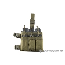 Lancer Tactical Drop Leg Six M4/M16 Magazine Panel - OD GREEN