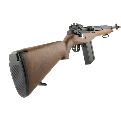 Echo1 Faux Wood M14 AEG w/ Battery and Charger - WOOD