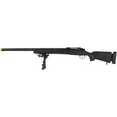 Echo1 M28 Bolt Action Sniper Rifle w/ Bipod - BLACK