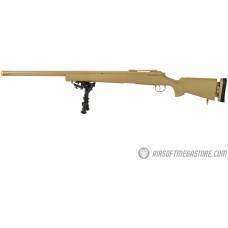 Echo1 M28 Bolt Action Sniper Rifle w/ Bipod - TAN