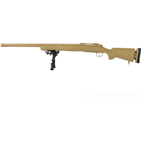 Echo1 M28 Bolt Action Sniper Rifle w/ Bipod - TAN