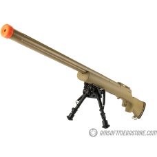 Echo1 M28 Bolt Action Sniper Rifle w/ Bipod - TAN