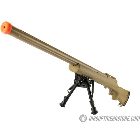 Echo1 M28 Bolt Action Sniper Rifle w/ Bipod - TAN