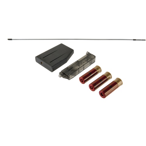 JAG Arms Scattergun HDS Airsoft Gas Shotgun (Extended Tube) - BLACK