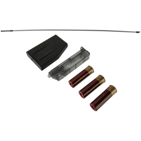 JAG Arms Scattergun HDS Airsoft Gas Shotgun (Extended Tube) - TAN