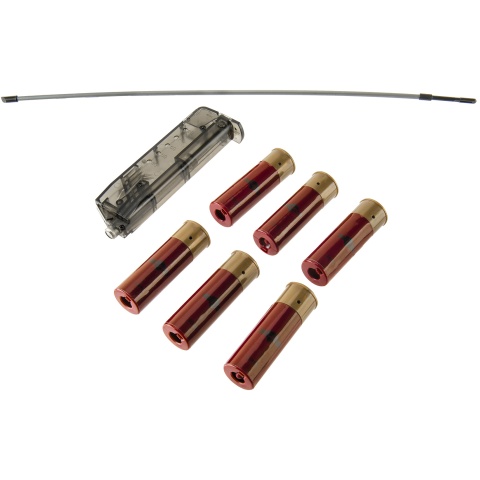 JAG Arms Scattergun SPX2 Airsoft Gas Shotgun (Extended Tube) - BLACK