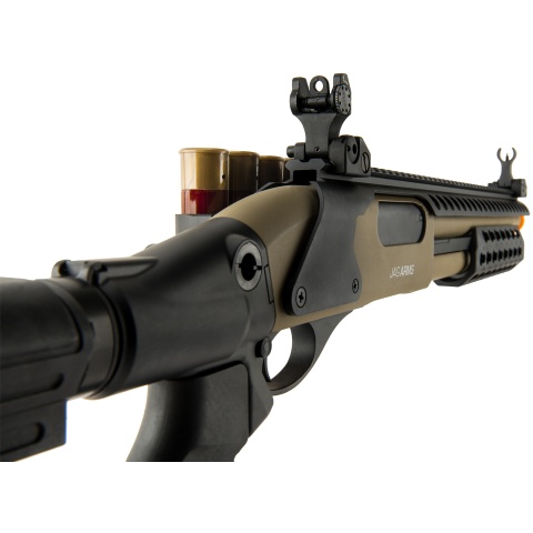 JAG Arms Scattergun SPX2 Airsoft Gas Shotgun (Extended Tube) - TAN