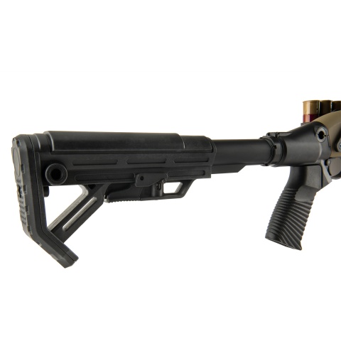 JAG Arms Scattergun SPX2 Airsoft Gas Shotgun (Extended Tube) - TAN