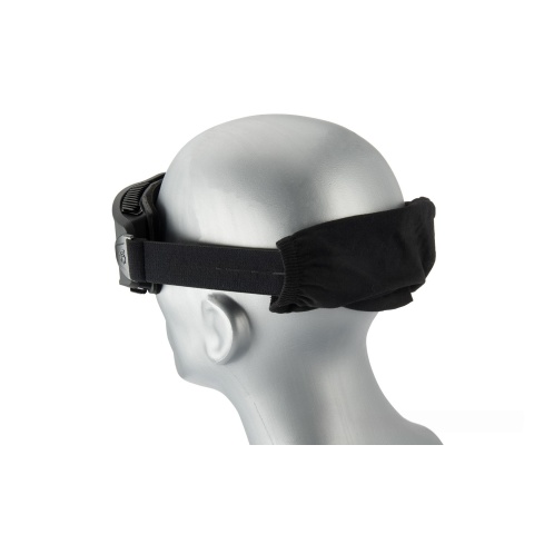 Lancer Tactical AERO Protective Black Airsoft Goggles - SMOKE LENS