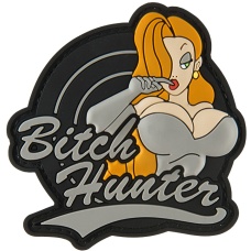 G-Force B*** Hunter PVC Morale Patch - GRAY