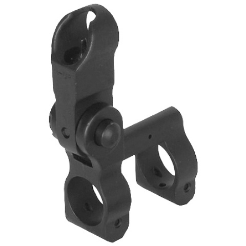 Golden Eagle Full Metal F6613 Flip Up Front Sight - BLACK