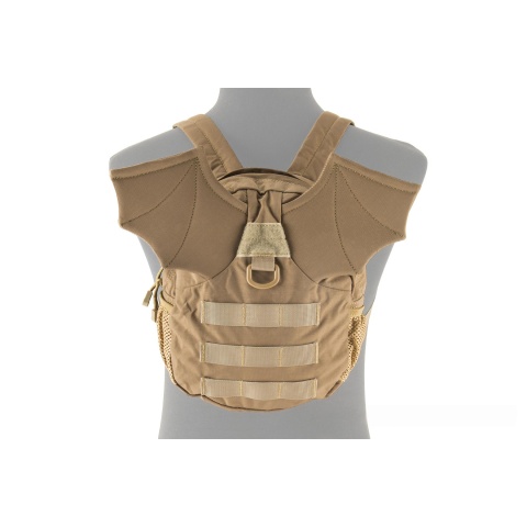 Lancer Tactical 1000D Nylon Tactical Bat Wing Backpack - TAN (Medium)