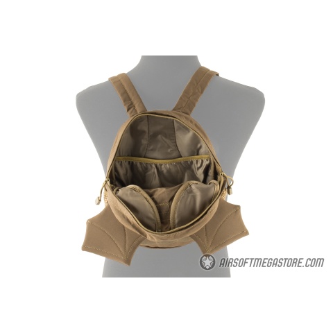 Lancer Tactical 1000D Nylon Tactical Bat Wing Backpack - TAN (Medium)