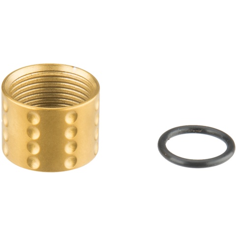 Atlas Custom Works DIPS Full Metal -14mm CCW Thread Protector - GOLD