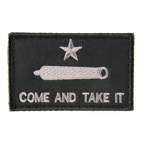 G-Force Come and Take It Embroidered Morale Patch - BLACK